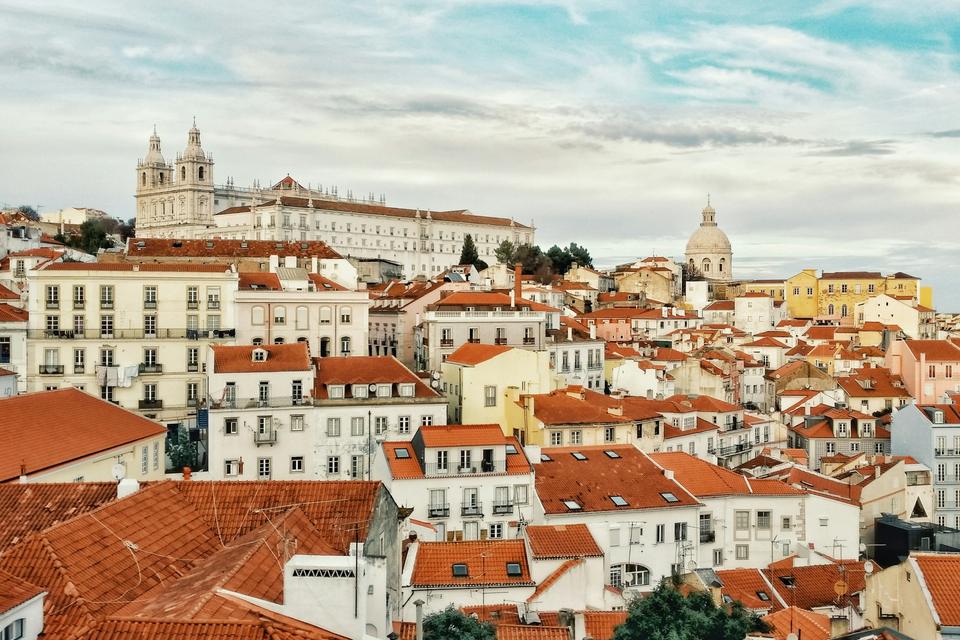 The rooftops of Lisbon.